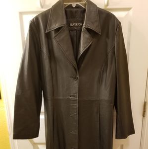 XL Genuine Women's Leather Jacket/Duster